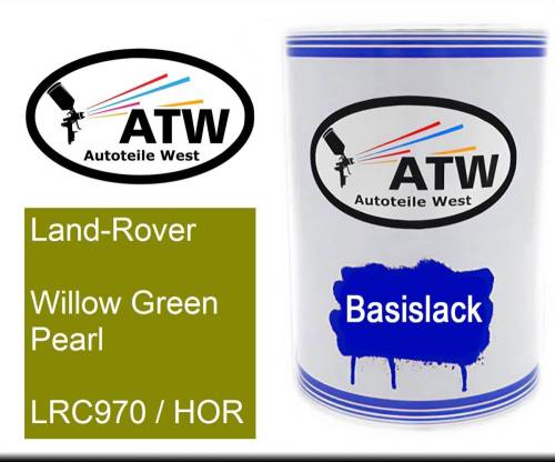 Land-Rover, Willow Green Pearl, LRC970 / HOR: 500ml Lackdose, von ATW Autoteile West.